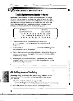 the worksheet for an elementary science activity is shown in black and white, with numbers