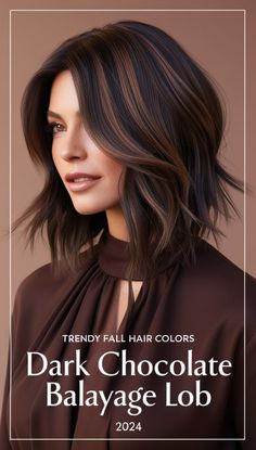 Stunning Fall Hair Colors Dark Chestnut Brunette Waves for Autumn 🍁 Brunettes Fall Hair Color, Chocolate Mohagany Hair, Fall Balayage For Black Hair, Fall Asian Hair, Darker Hair For Fall, Dark Hair Color For Cool Skin Tones, 2024 Fall Hair Colors For Brunettes, Brunette Chestnut Hair, Brown Hilights On Black Hair Dark