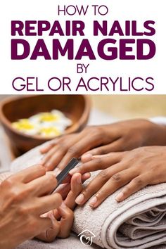 Damaged Nails After Acrylics, Nails After Acrylics, Nail Fungus Remedy, Tongue Health, Gel Acrylic Nails, Nail Repair, Damaged Nails