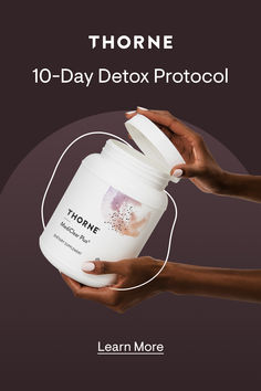 Believe it or not, allergies and exposure to toxins in food, water, and the environment are being increasingly recognized as major contributing factors to health problems. Give yourself a well-deserved break with Thorne's 10-Day Detox Protocol. Our program helps detoxify your body by providing nutrients and botanicals that support efficient cleansing while reducing the consumption of potential allergens.* Read more and get started today. #onlyThorne 10 Day Detox, Ayurvedic Healing, Health Fitness Inspiration, Detox Water Recipes, Detoxify Your Body, Detox Program, Herbs For Health, Nutrition Guide, How To Give