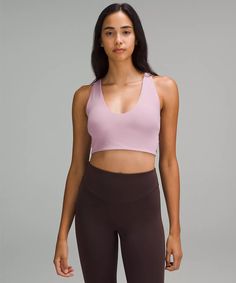 Bend This Scoop and Cross Bra *Light Support, A-C Cups | Women's Bras | lululemon Hits Different, Bra Cup, Rose Blush, Longline Bra, Back Women, Womens Bras, Fresh Look, Workout Wear, Casual Fits