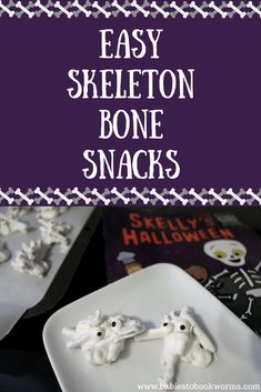 easy skeleton bone snacks for halloween