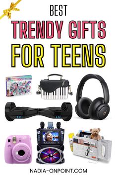 the best trendy gifts for teens with headphones, camera and other things to buy