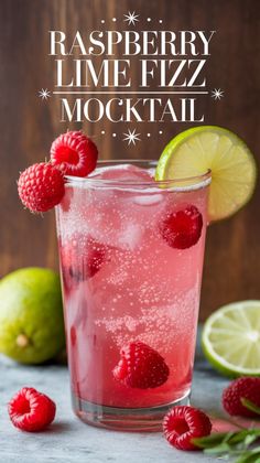 Celebrate with style and flavor! The Raspberry Lime Fizz Mocktail 🫐🍹 is fizzy, fruity, and a delightful drink for Mocktails For Fall or any gathering. Save this pin and click the link to enjoy a sip of bubbly perfection! #RaspberryMocktail #EasyMocktailRecipes #VirginMocktails Fizzy Mocktails, Mocktails Non Alcoholic, Fizz Mocktail, Fizz Drinks, Easy Mocktail Recipes, Summer Coolers, Mocktail Recipe, Summer Refreshments, Non Alcoholic Drinks