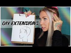 Highlights Around Face, Extension Tutorial, Hair Extension Tips And Tricks, Hair Color Placement, Hair Extensions Tutorial, Diy Hair Extensions, Tape Ins, Diy Tape, Hair Extensions For Short Hair