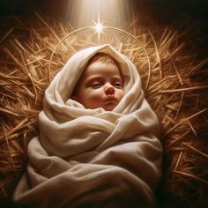 Infant Jesus Images, Baby Jesus Painting, Baby Jesus Pictures, Nativity Of Jesus Christ, Nativity Of Jesus, Jesus Birth, Mary And Baby Jesus