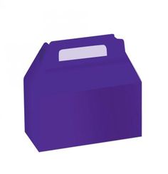 a purple box on a white background