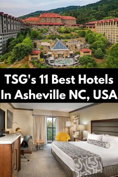 the best hotels in nashville nc, usa with pictures overlaying it and below