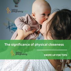 a woman holding a baby in her arms with the caption saying, the significance of physical