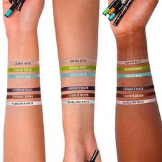 What It IsNo-brainer liner—just twist it up + glide it on. Tattoo pencil liner comes in bold matte + metallic shades for waterproof, transfer-proof color that lasts all day on your lids + in your waterline.Why You Need ItTransfer-proof + fade-resistantTattoo pencil liner sets fast + locks in place for all-day wear.Waterline approvedLasts all day on your lids + in your waterline.Easy + versatileUltra-smooth so you can line it, smudge it or go graphic.Mix mattes + metallicsPair kit-essential neut… Tattoo Pencil, Kvd Beauty, Beauty Tattoo, On Tattoo, Pencil Liner, Matte Metallic, Beauty Tattoos, Gel Eyeliner, Eyeliner