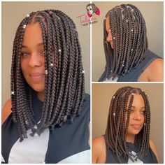 Black Hair Updo Hairstyles, Afro Braids, Short Box Braids, Bob Braids, Quick Braided Hairstyles, Twist Braid Hairstyles