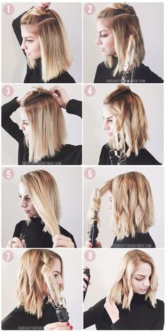 YESSSSSS. Finally, a tutorial on how to style your lob or bob the same way the pros do! Hairstyle For Long Hair, Lob Styling, Easy Hairstyle, Hair Envy, Shoulder Length Hair, Hair Today