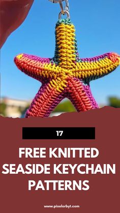 Add a touch of the sea to your keys with these free knitting patterns.