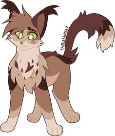 a cartoon cat with green eyes standing