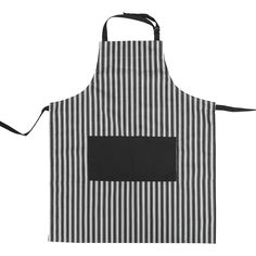 A classic Striped Apron from Better Houseware is the ideal way to keep clothes clean as it provides protection from splashes and spills. It's sewn from thick, durable cotton that's easy to clean. There's a ring at the neck for easy adjustment to get the ideal fit. Large, roomy, double front pockets hold kitchen essentials so you can stay hands-free. Striped Apron, Protective Clothing, Linen Textile, Kitchen Essentials, Hands Free, Apron, Same Day Delivery, Target, Textiles