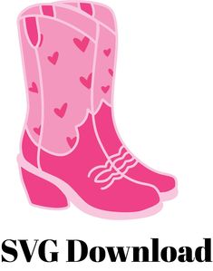 Cute Boots! Use this SVG in a variety of projects! Cowgirl Boot, Pink Valentines, Cowboy Cowgirl, Cute Boots, Cowboy And Cowgirl, Cowgirl Boots, Cowboy, Craft Ideas, Etsy Gift Card