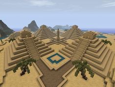 Pyramids Minecraft, Minecraft Pyramid, Minecraft Decoration, Ancient Pyramids