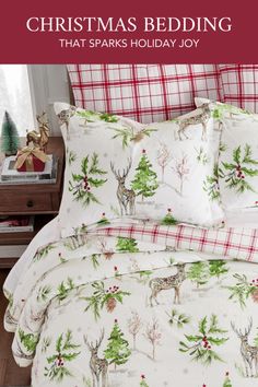 christmas bedding that sparks holiday joy