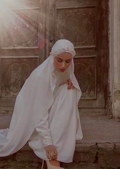 Muslim Veil, Baju Kahwin, Nikah Dress, Bridal Hijab, Modest Bridal