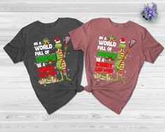 In A World Full Of Grinches Be A Cindy Lou Who 2021 Christmas T-shirt Cindy Lou Who Shirt, Grinch T Shirt, Cindy Lou Who, Christmas Shirts For Kids, Plaid And Leopard, Christmas Plants, Christmas Party Shirts, Cindy Lou, Team Shirts