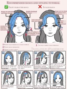 Bangs Styling Tutorial, Diamond Face Haircut, Diamond Face Shape Hairstyles, Diamond Shaped Face, Bangs Styling, Diamond Face Shapes, Diamond Face Hairstyle, Haircut For Face Shape, Bangs Tutorial