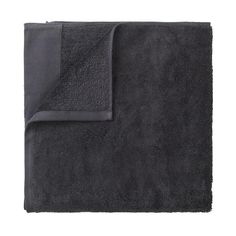 two black towels folded on top of each other