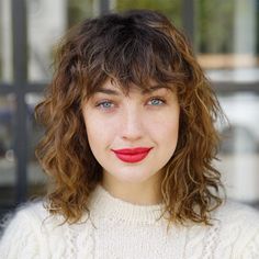 Shag Hairstyles Medium, Shag Bob, 2024 Haircut, Layered Shag, Shag Hair, Shag Haircuts, Curly Bangs, Awesome Hair, Shag Hairstyles