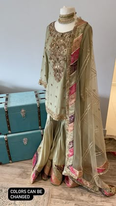 Mayon Dress, Dholki Bride, Bridal Dress Pakistani, Nikkah Bride Dress, Casual Bridal Dress, Pakistani Wear, Gharara Designs, Nikkah Bride, Dress Pakistani