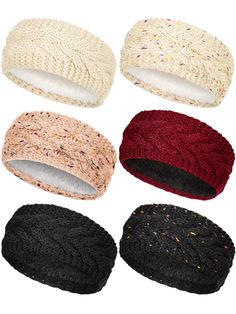 PRICES MAY VARY. Quantity you receive: come with 6 pieces winter knitted headbands in 6 different colors, enough quantity for you to change and wash in daily life Comfortable to wear: this crochet headband is made of acrylic fibre, soft and skin-friendly material, give you comfortable wearing experience while keep your head and ears warm in cold days Easy-matching colors: we provide you with 6 different colors of headbands, including black, beige, wine red and so on, which can be seen clearly fr Holiday Meme, Winter Knit Headband, Knitted Headbands, Headband Crochet, Headband Ear Warmer, Fleece Headbands, Headband Men, Knitted Headband, Carhartt Womens