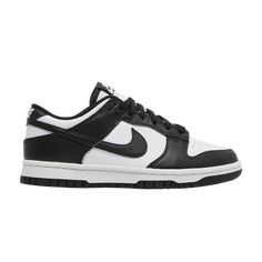 Wmns Dunk Low 'Black White' | GOAT Wmns Dunk Low, Shoes For School, Black And White Nikes, Shoe Wishlist, Popular Sneakers