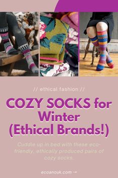 Looking for ethical socks for winter? Something that will keep your feet warm and toasty this season? Check out these 16 brands that make organic & sustainable socks for the discerning laziness connoisseur. Durable Casual Winter Socks, Winter Cotton Socks For Everyday Use, Cheap Breathable Winter Socks, Durable Winter Socks, Cheap Non-slip Winter Socks