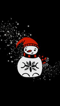 Snowman Winter iPhone wallpaper Christmas Iphone Wallpaper, Snowman Wallpaper, Snowman Snow, Facebook Cover Images, Christmas Iphone, Christmas Cover, Christmas Black, Holiday Wallpaper