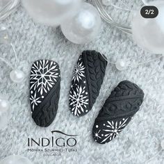 How To Do Sweater Nails, Snowflake Sweater Nails, Winter Sweater Nails, Sweater Nail Art, Christmas Sweater Nails, Xmas Nail Art, Sweater Nails