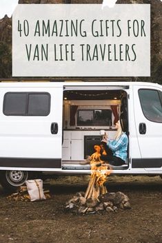 Gifts for van lifers Bus Van Life, Van Life Hacks, Gift Ideas For Travelers, Best Van, Van Life Ideas, Minivan Camping, Campervan Ideas, Campervan Conversion, Living On The Road