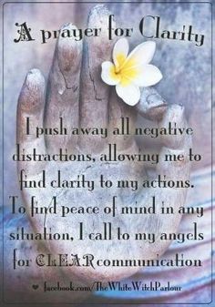 A prayer for clarity by debra Smudging Prayer, Reiki Symbols, Under Your Spell, Construction Worker, Healing Energy, A Prayer, Spiritual Healing, Reiki Healing