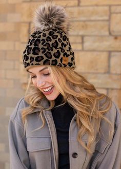 Search results: 111 results for "ladies" Leopard Print Beanie, Cute Beanies, Stocking Cap, Winter Beanie, Print Trends, Pom Pom Hat, Pom Beanie, Fur Pom Pom, Knit Hat