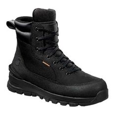 Tell your old boots to take a hike. The Carhartt Men's Gilmore Waterproof Boots were built for those who take the challenge head on. The combination of Insite Footbeds with Carhartt's LWD midsole and the multi-terrain traction outsole will push you through any task with confidence. Enhanced durability with Storm Defender breathable waterproof protection and rugged HELCOR leather so you never have to back down when things get messy. Helcor and nubuck leather boots made with abrasion-resistant Carstrong durable fabric Soft toe styles meet ASTM F2892-18 standard Storm Defender Waterproof breathable membrane allows moisture to escape while keeping your feet dry Insite Footbeds are designed to provide arch support and high rebound cushion for all-day comfort Carhartt LWD midsole provides elevat Impact Resistant Black Adventure Boots, Black Impact Resistant Boots For Adventure, Black Impact-resistant Boots For Adventure, Black Gore-tex Work Boots For Safety, Black Gore-tex Safety Work Boots, Rugged Black Waterproof Boots For Safety, Old Boots, Mens Hiking Boots, Tactical Boots