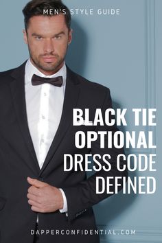 man in tuxedo Black Tie Optional, Men Closet