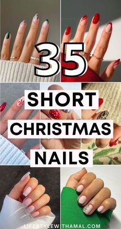 Christmas Nail Designs Easy, Classy Christmas, Seasonal Nails