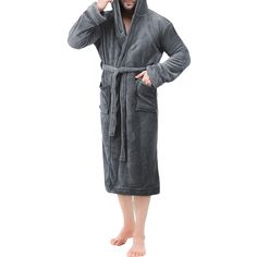 Season:Winter,Fall; Fabric:Fleece; Sleeve Length:Long Sleeve; Gender:Men's; Quantity:1 PC; Nightwear Style:Pajamas,Bathrobe,Robe,Bath Gown; Style:Stylish,Casual,Comfort; Elasticity:Micro-elastic; Occasion:Bed,Home,Daily; Age Group:Adults; Function:Warm,Comfort; Pattern:Plain; Design:Pocket; Neckline:Hoodie; Listing Date:11/08/2023; Length:; Shoulder Width:; Feel of Sensation:Comfort,Soft; Bust:; Sleeve Length: Comfy Winter Sleepwear For Relaxation, Comfy Sleepwear For Winter Relaxation, Winter Sleepwear For Relaxation, Super Soft, Comfortable Winter Sleepwear For Relaxation, Winter Super Soft Sleepwear For Relaxation, Winter Sleepwear With Pockets For Loungewear, Winter Sleepwear With Pockets For Bedtime, Winter Sleepwear With Pockets, Long Sleeve Fleece Sleepwear For Lounging