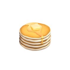 a stack of pancakes with butter on top