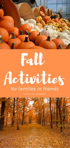 fall activities for families or friends