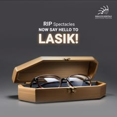 May you rest in hell, glasses. Time to put your glasses to rest! #DishaEyeHospitals #DishaEyeCare #OpenVisionTogether #Vision #Compassion #Lasik #Glasses #RIP Iot Security, Medicine Logo, Eye Hospital, Digital Door Lock, Social Media Advertising Design, Smart Lock, It Cosmetics Brushes