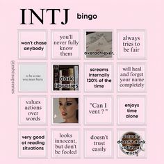 Intj Profile Pictures, Intj Women Characters, Intj Relatable, Intj Female Aesthetic, Intj Bingo, Intj Stereotypes, Intj Women Aesthetic, 16 Personalities Intj