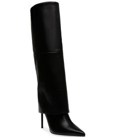 From Steve Madden&#x2C; the Smith Leather Foldover Tall Boots feature:Leather shaft upper with synthetic underlay and footPull-on designFabric liningSynthetic outsoleApprox. 15" shaft heightApprox. 16" shaft circumferenceApprox. 4" heel heightImported. Steve Madden Esma Boot, Fab Shoes, The Smith, Dillard's, Tall Boots, Will Smith, Boot Shoes Women, Steve Madden, Bootie Boots