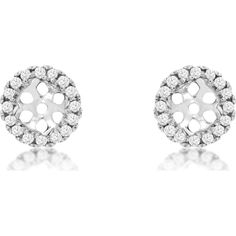 Royal 14K White Gold Diamond Earrings Jackets - 0.13 Carat Total Diamond Weight Diamond Earring Jackets, White Gold Diamond Earrings, Earring Jackets, Gold Diamond Earrings, Diamond Earring, Royal Jewelry, Stunning Earrings, Glamour Fashion, Waltz