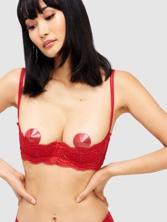 Leave nothing to the imagination. Enjoy the support of your favorite bra with the sexy, tantalizing edge of an open cup. Peek A Boo Bra, Open Cup Bras, Unlined Bra, New Bra, Fredericks Of Hollywood, Women Art, Soft Floral, Cup Bra, Demi Bra