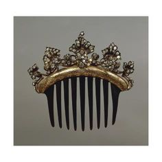 size: 24x24in Giclee Print: Tortoise Shell, Diamonds and Gold Comb Hairpin : Beautiful Skin Face, Jeweled Hair Comb, Diamond Hair Pins, Italy Naples, Antique Hair Combs, Victorian Hair, Beauty Hacks Skincare, Classy Hairstyles, Victorian Hairstyles