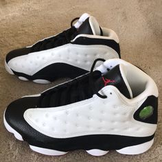 Brand New Deadstock Authentic Jordan 13 He Got Games From 2013 Not 2018 Release Sz 8.5 Classic Jordan Shoes With Cushioned Footbed, Jordan 13 He Got Game, Jordan 4 Retro Bred, New Basketball Shoes, Jordan Shoe, Jordan Retro 7, Jordan 13 Black, He Got Game, Jordan 4 Black