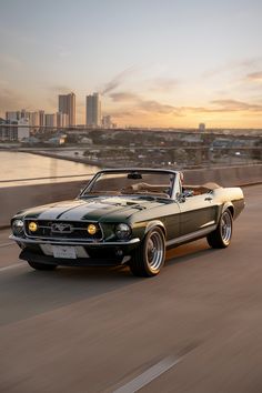 1968 Moss Green Restomod Ford Mustang Driving Boss 302 Mustang 1970, 1987 Ford Mustang, Vintage Mustang Convertible, 1970s Mustang, 1960s Mustang, Electric Cowboy, 1967 Mustang Convertible, Deco Garage, 1965 Mustang Convertible